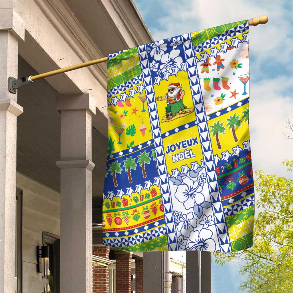 New Caledonia Christmas Garden Flag Festive Beach Vibes LT05 House Flag Yellow - Polynesian Pride
