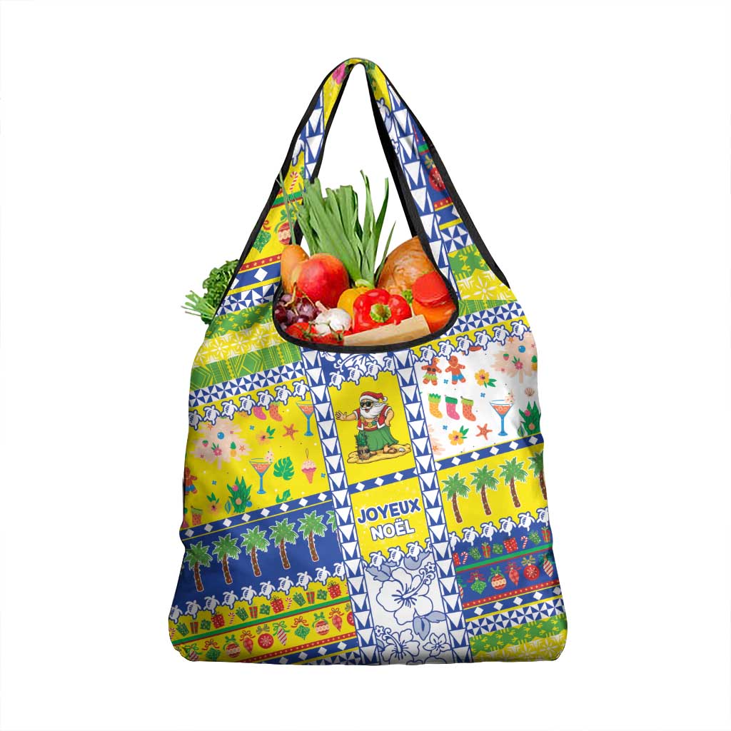 New Caledonia Christmas Grocery Bag Festive Beach Vibes LT05 1-pack One Size Yellow - Polynesian Pride