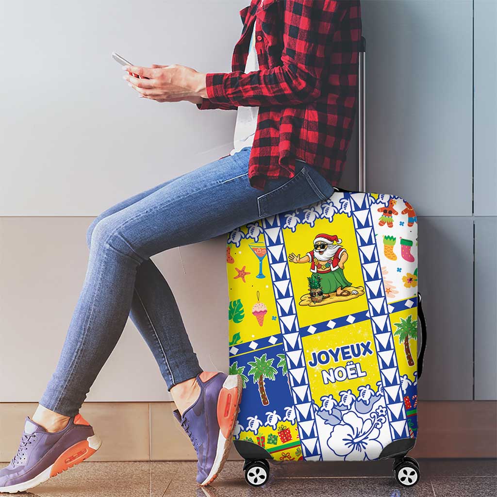 New Caledonia Christmas Luggage Cover Festive Beach Vibes LT05 - Polynesian Pride