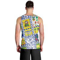 New Caledonia Christmas Men Tank Top Festive Beach Vibes LT05 - Polynesian Pride