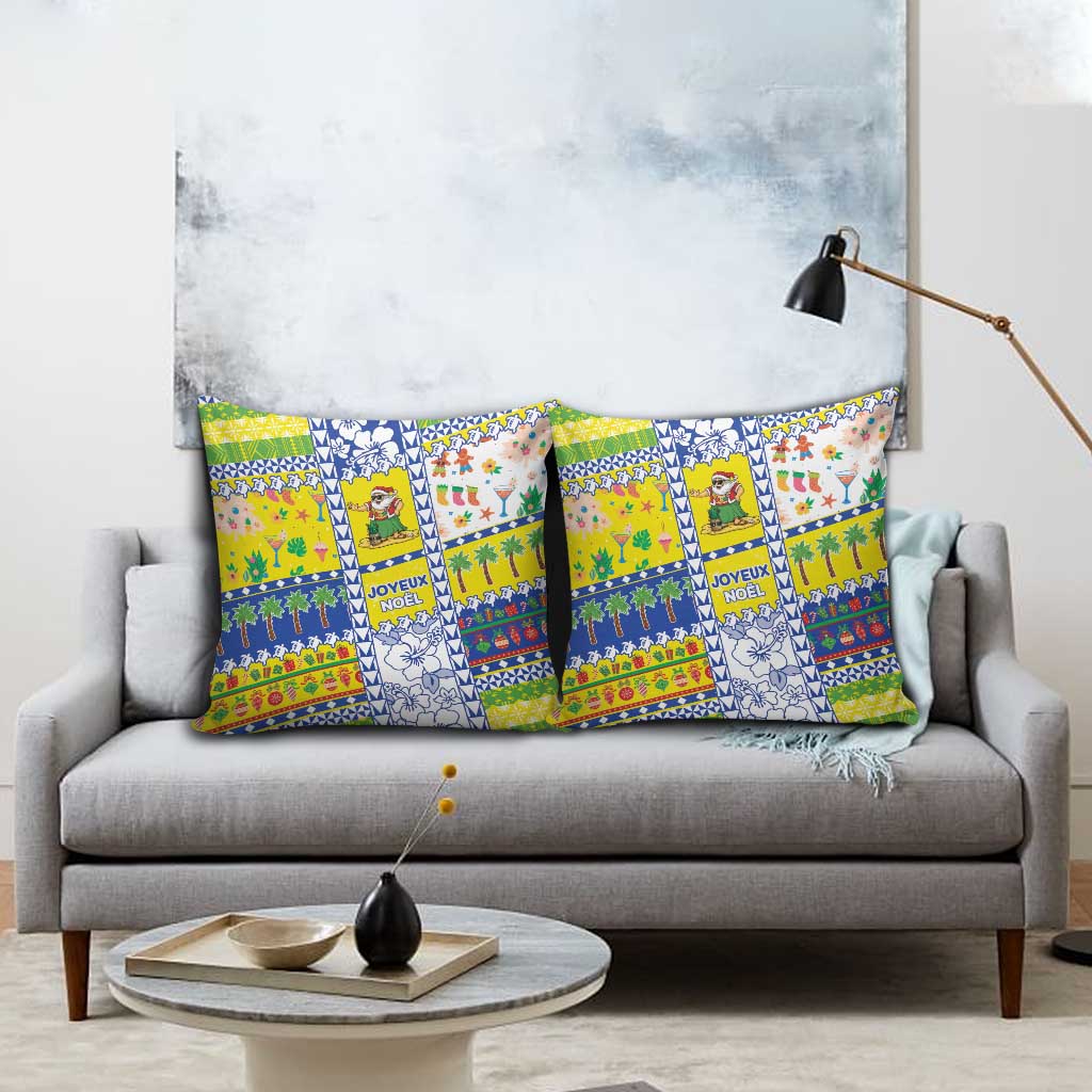 New Caledonia Christmas Pillow Cover Festive Beach Vibes LT05 - Polynesian Pride