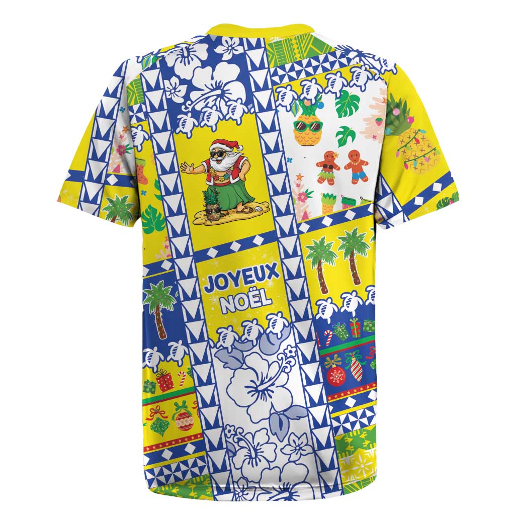 New Caledonia Christmas Rugby Jersey Festive Beach Vibes LT05 - Polynesian Pride