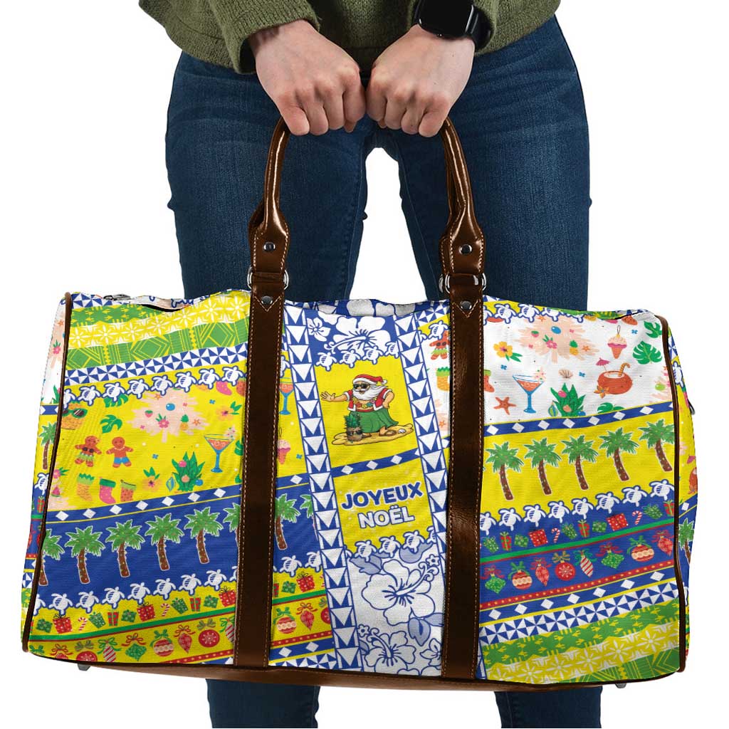 New Caledonia Christmas Travel Bag Festive Beach Vibes LT05 Yellow - Polynesian Pride
