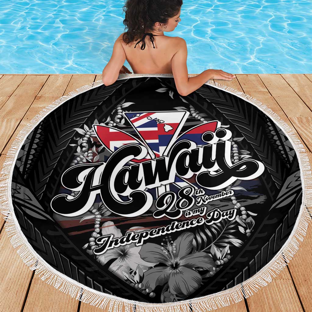 Hawaii November 28th Beach Blanket Kanaka Maoli Tribal Pattern LT05 - Polynesian Pride