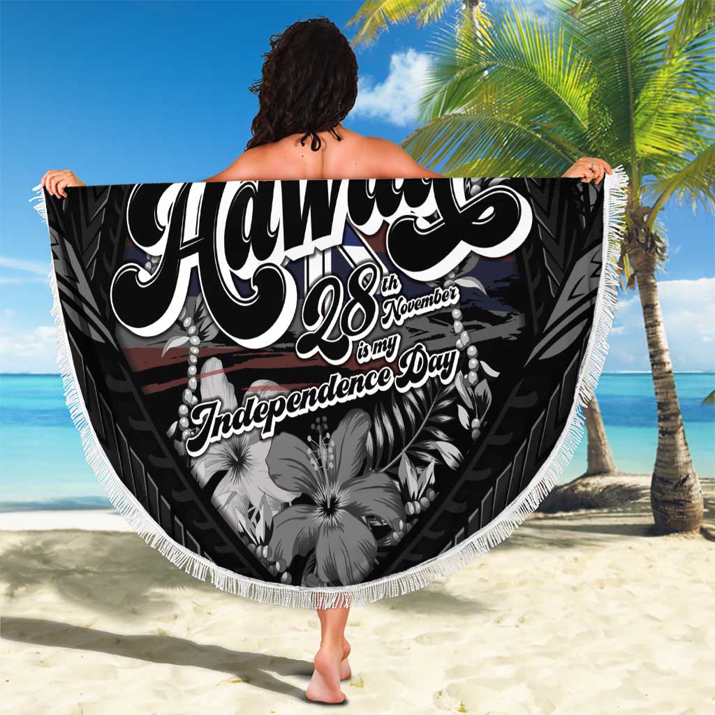 Hawaii November 28th Beach Blanket Kanaka Maoli Tribal Pattern LT05 - Polynesian Pride
