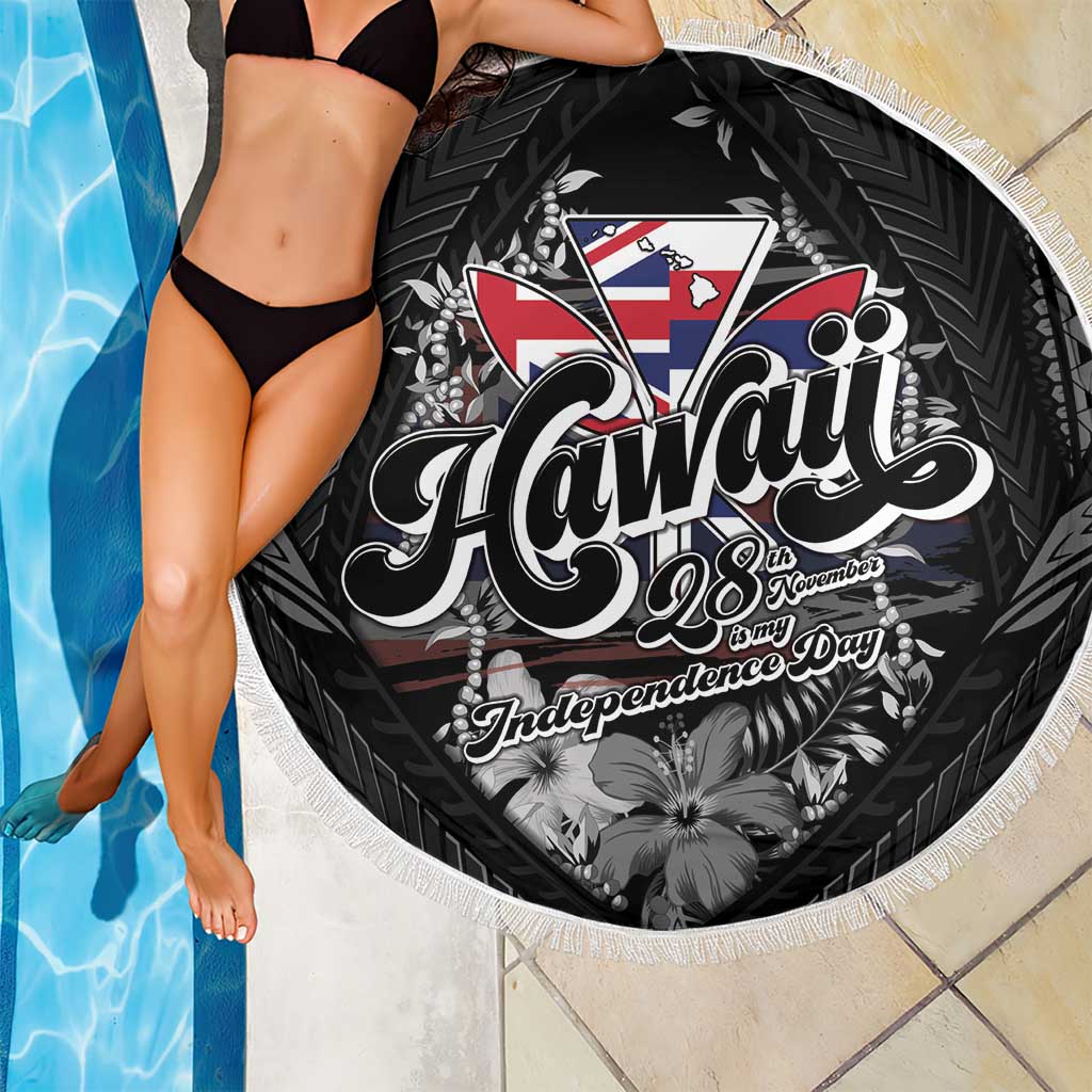 Hawaii November 28th Beach Blanket Kanaka Maoli Tribal Pattern LT05 - Polynesian Pride