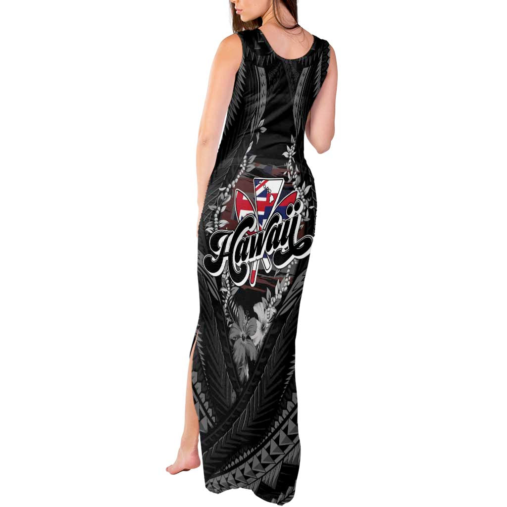 Hawaii November 28th Tank Maxi Dress Kanaka Maoli Tribal Pattern LT05 - Polynesian Pride