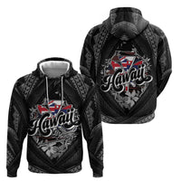 Hawaii November 28th Zip Hoodie Kanaka Maoli Tribal Pattern LT05 - Polynesian Pride