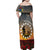 Cook Islands ANZAC Day Family Matching Off Shoulder Maxi Dress and Hawaiian Shirt Lest We Forget LT05 - Polynesian Pride