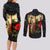 Tokelau ANZAC Day Couples Matching Long Sleeve Bodycon Dress and Long Sleeve Button Shirt Lest We Forget LT05 - Polynesian Pride