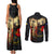 Tokelau ANZAC Day Couples Matching Tank Maxi Dress and Long Sleeve Button Shirt Lest We Forget LT05 - Polynesian Pride