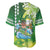 Hawaii Saint Patrick's Day Baseball Jersey Funny Surfing Leprechaun