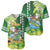 Hawaii Saint Patrick's Day Baseball Jersey Funny Surfing Leprechaun