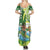 Hawaii Saint Patrick's Day Family Matching Summer Maxi Dress and Hawaiian Shirt Funny Surfing Leprechaun