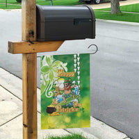 Hawaii Saint Patrick's Day Garden Flag Funny Surfing Leprechaun LT05 - Polynesian Pride