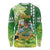 Hawaii Saint Patrick's Day Long Sleeve Shirt Funny Surfing Leprechaun