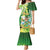 Hawaii Saint Patrick's Day Mermaid Dress Funny Surfing Leprechaun