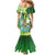 Hawaii Saint Patrick's Day Mermaid Dress Funny Surfing Leprechaun