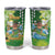 Hawaii Saint Patrick's Day Tumbler Cup Funny Surfing Leprechaun