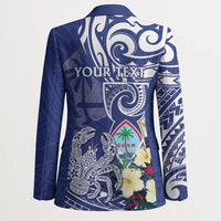 Personalised Hafa Adai Guam Blazer Latte Stone With Coconut Crab LT05 - Polynesian Pride