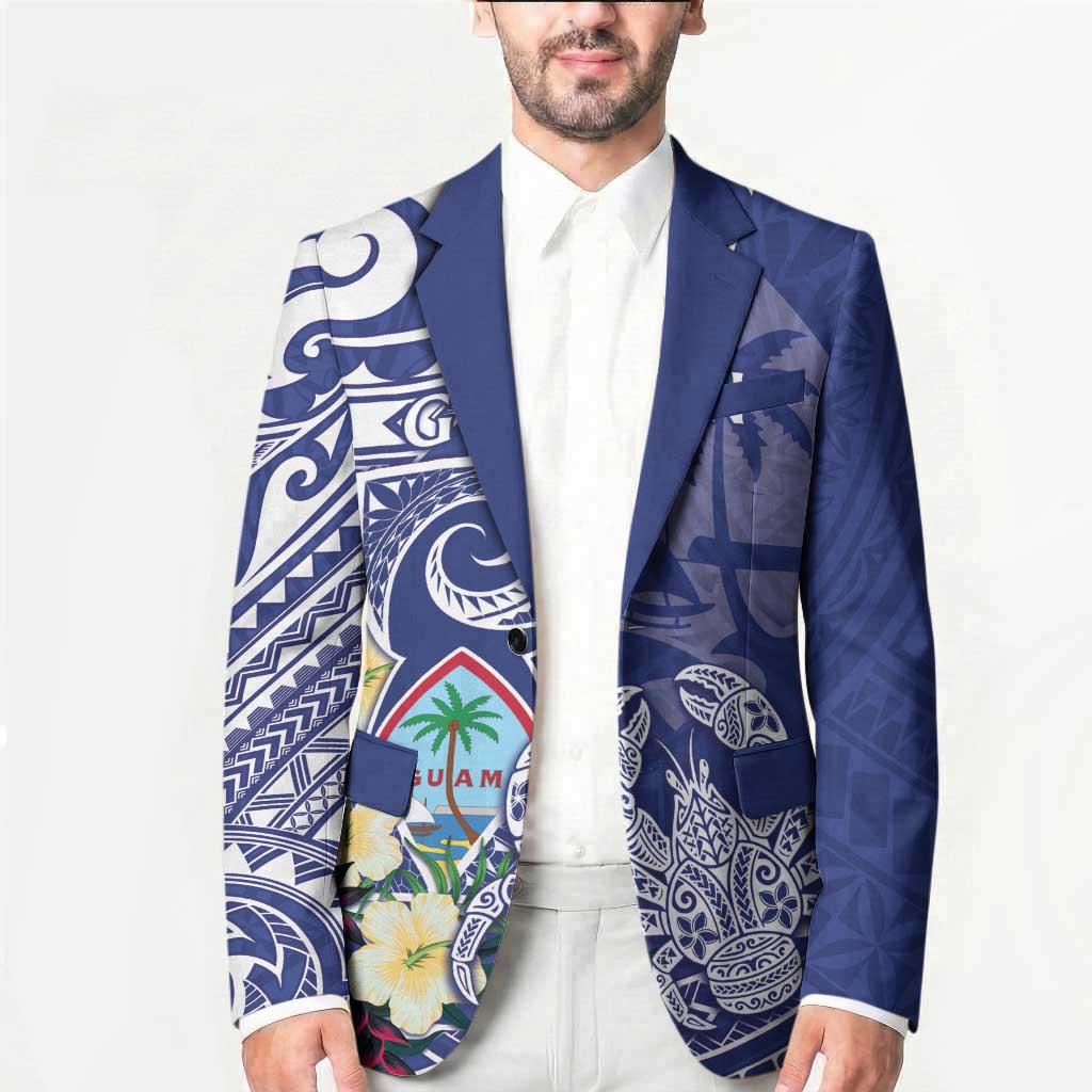 Personalised Hafa Adai Guam Blazer Latte Stone With Coconut Crab LT05 - Polynesian Pride