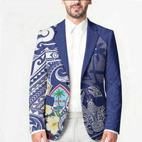 Personalised Hafa Adai Guam Blazer Latte Stone With Coconut Crab LT05 - Polynesian Pride