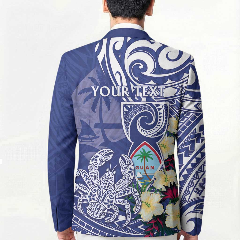 Personalised Hafa Adai Guam Blazer Latte Stone With Coconut Crab LT05 - Polynesian Pride