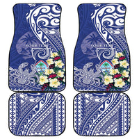 Personalised Hafa Adai Guam Car Mats Latte Stone With Coconut Crab LT05 - Polynesian Pride