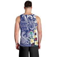 Personalised Hafa Adai Guam Men Tank Top Latte Stone With Coconut Crab LT05 - Polynesian Pride