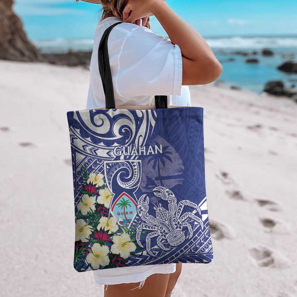 Hafa Adai Guam Tote Bag Latte Stone With Coconut Crab LT05 - Polynesian Pride