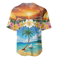 Guam Baseball Jersey Eternal Summer Sunset Beach LT05 - Polynesian Pride