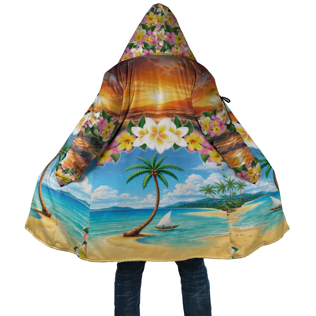 Guam Cloak Eternal Summer Sunset Beach LT05 Unisex Colorful - Polynesian Pride