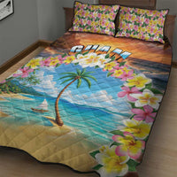 Guam Quilt Bed Set Eternal Summer Sunset Beach LT05 - Polynesian Pride