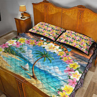 Guam Quilt Bed Set Eternal Summer Sunset Beach LT05 - Polynesian Pride
