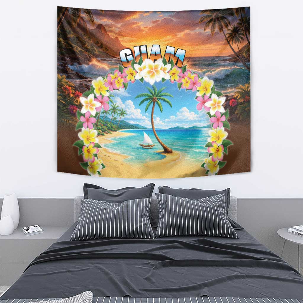 Guam Tapestry Eternal Summer Sunset Beach LT05 - Polynesian Pride
