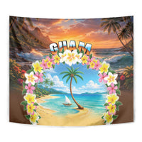 Guam Tapestry Eternal Summer Sunset Beach LT05 - Polynesian Pride