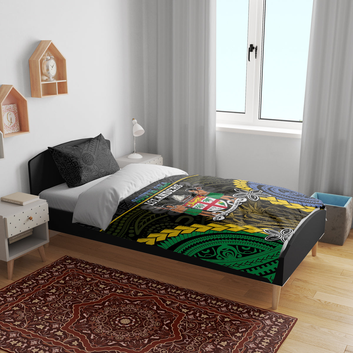 South Sea Islanders And Fiji Bedding Set Kanakas Fijian Tapa Pattern LT05 - Polynesian Pride