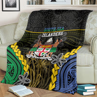 South Sea Islanders And Fiji Blanket Kanakas Fijian Tapa Pattern LT05 - Polynesian Pride