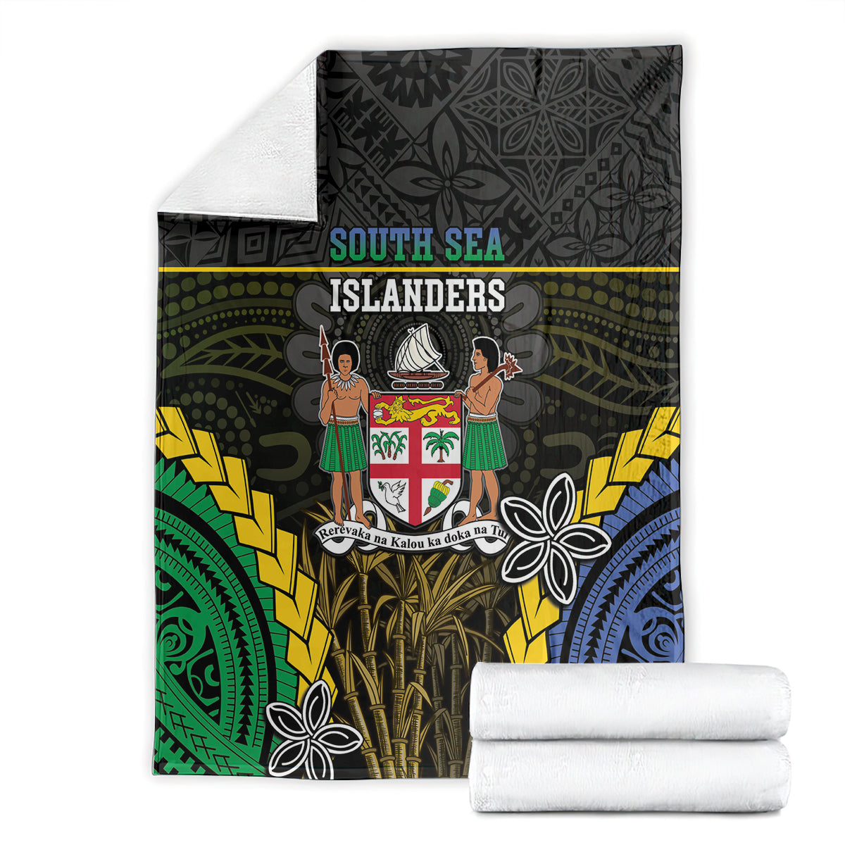 South Sea Islanders And Fiji Blanket Kanakas Fijian Tapa Pattern LT05 - Polynesian Pride