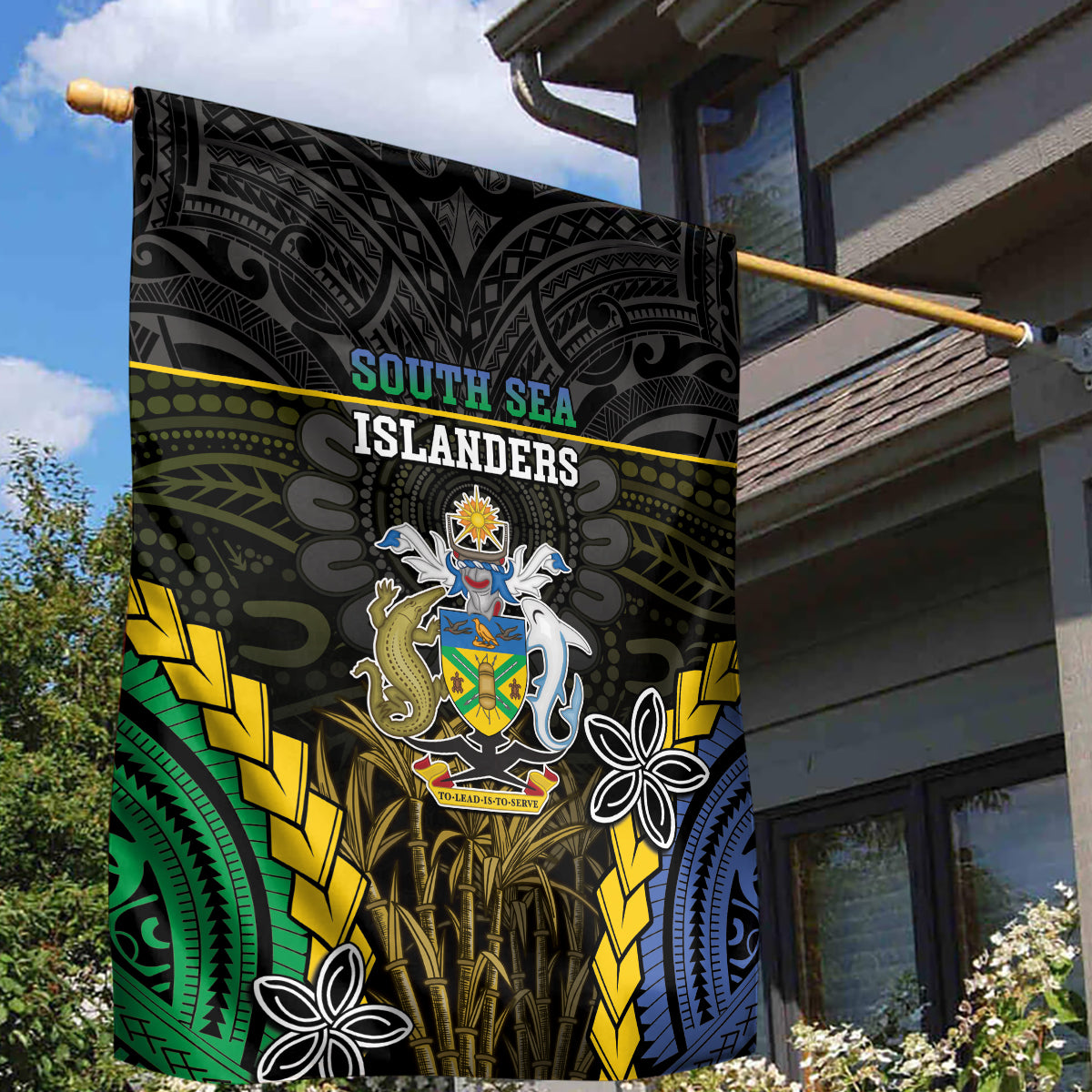 South Sea Islanders And Solomon Islands Garden Flag Kanakas Polynesian Pattern LT05 - Polynesian Pride