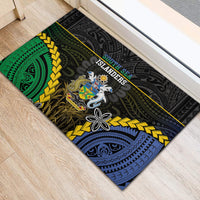 South Sea Islanders And Solomon Islands Rubber Doormat Kanakas Polynesian Pattern LT05 - Polynesian Pride
