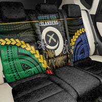 South Sea Islanders And Vanuatu Back Car Seat Cover Kanakas Sand Drawing Pattern LT05 - Polynesian Pride