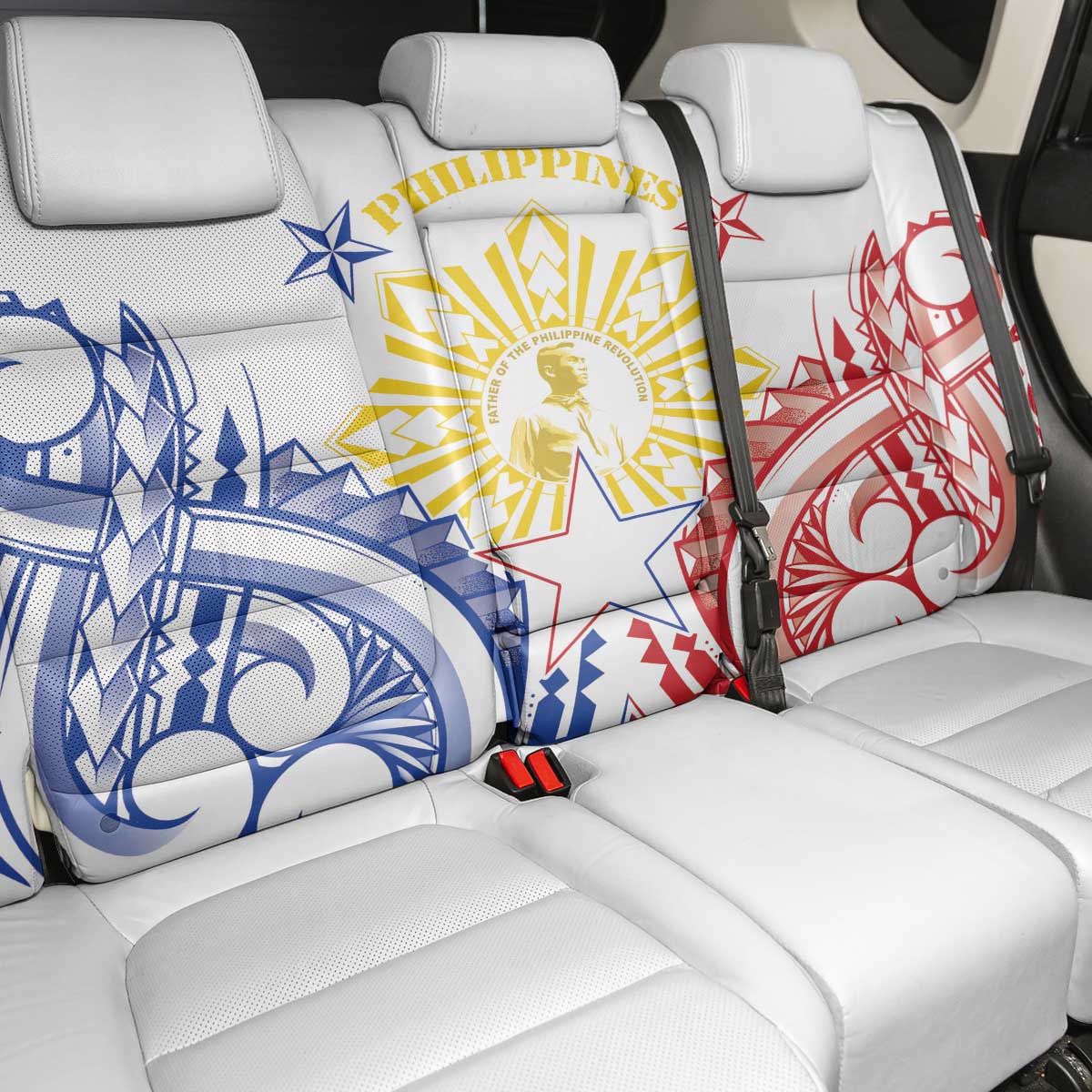 Philippines Back Car Seat Cover Katipunan Andres Bonifacio LT05 - Polynesian Pride