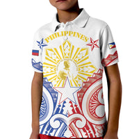 Philippines Kid Polo Shirt Katipunan Andres Bonifacio LT05 Kid White - Polynesian Pride