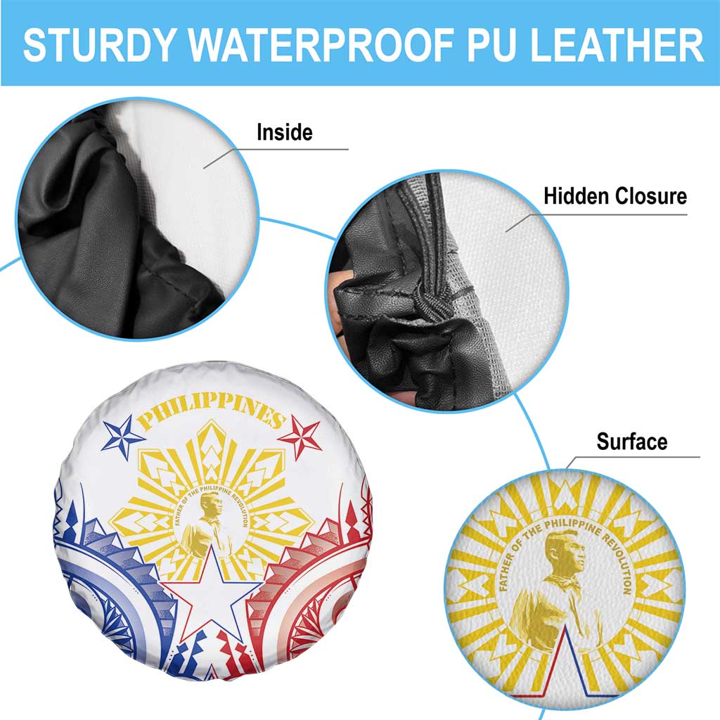 Philippines Spare Tire Cover Katipunan Andres Bonifacio LT05 - Polynesian Pride