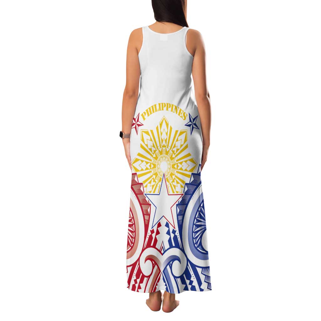 Philippines Tank Maxi Dress Katipunan Andres Bonifacio LT05 - Polynesian Pride