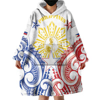 Philippines Wearable Blanket Hoodie Katipunan Andres Bonifacio LT05 - Polynesian Pride