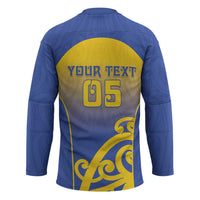 Custom James Cook High School Hockey Jersey Maori Koru Pattern LT05 - Polynesian Pride