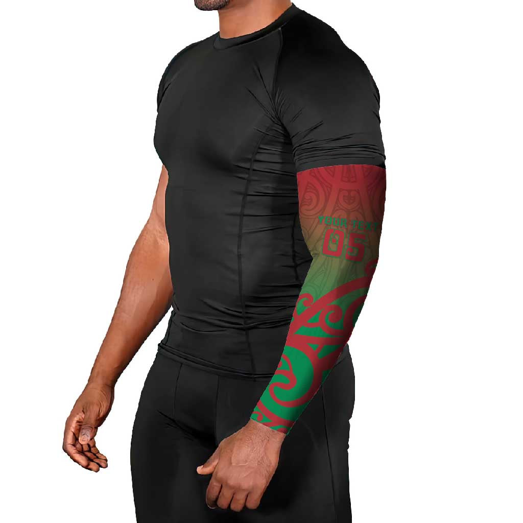 Custom Onehunga High School Arm Sleeves Maori Koru Pattern LT05 - Polynesian Pride