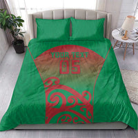 Custom Onehunga High School Bedding Set Maori Koru Pattern LT05 - Polynesian Pride